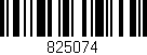 Código de barras (EAN, GTIN, SKU, ISBN): '825074'