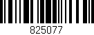 Código de barras (EAN, GTIN, SKU, ISBN): '825077'
