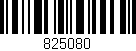 Código de barras (EAN, GTIN, SKU, ISBN): '825080'
