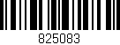 Código de barras (EAN, GTIN, SKU, ISBN): '825083'