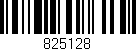 Código de barras (EAN, GTIN, SKU, ISBN): '825128'