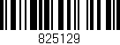 Código de barras (EAN, GTIN, SKU, ISBN): '825129'