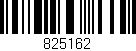 Código de barras (EAN, GTIN, SKU, ISBN): '825162'