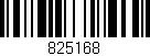 Código de barras (EAN, GTIN, SKU, ISBN): '825168'