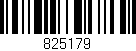 Código de barras (EAN, GTIN, SKU, ISBN): '825179'