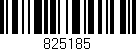 Código de barras (EAN, GTIN, SKU, ISBN): '825185'