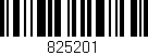 Código de barras (EAN, GTIN, SKU, ISBN): '825201'