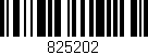Código de barras (EAN, GTIN, SKU, ISBN): '825202'
