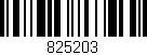 Código de barras (EAN, GTIN, SKU, ISBN): '825203'