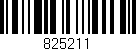 Código de barras (EAN, GTIN, SKU, ISBN): '825211'