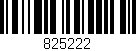 Código de barras (EAN, GTIN, SKU, ISBN): '825222'