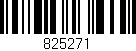 Código de barras (EAN, GTIN, SKU, ISBN): '825271'