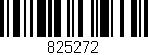 Código de barras (EAN, GTIN, SKU, ISBN): '825272'