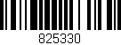 Código de barras (EAN, GTIN, SKU, ISBN): '825330'