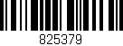 Código de barras (EAN, GTIN, SKU, ISBN): '825379'