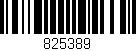 Código de barras (EAN, GTIN, SKU, ISBN): '825389'