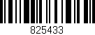 Código de barras (EAN, GTIN, SKU, ISBN): '825433'