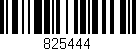 Código de barras (EAN, GTIN, SKU, ISBN): '825444'