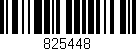Código de barras (EAN, GTIN, SKU, ISBN): '825448'