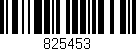 Código de barras (EAN, GTIN, SKU, ISBN): '825453'