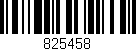 Código de barras (EAN, GTIN, SKU, ISBN): '825458'