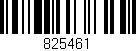 Código de barras (EAN, GTIN, SKU, ISBN): '825461'