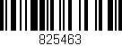 Código de barras (EAN, GTIN, SKU, ISBN): '825463'