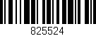 Código de barras (EAN, GTIN, SKU, ISBN): '825524'