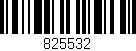 Código de barras (EAN, GTIN, SKU, ISBN): '825532'