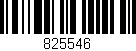 Código de barras (EAN, GTIN, SKU, ISBN): '825546'