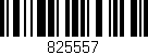 Código de barras (EAN, GTIN, SKU, ISBN): '825557'