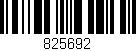 Código de barras (EAN, GTIN, SKU, ISBN): '825692'