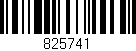 Código de barras (EAN, GTIN, SKU, ISBN): '825741'