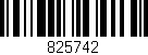 Código de barras (EAN, GTIN, SKU, ISBN): '825742'