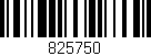 Código de barras (EAN, GTIN, SKU, ISBN): '825750'