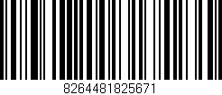 Código de barras (EAN, GTIN, SKU, ISBN): '8264481825671'