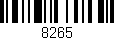 Código de barras (EAN, GTIN, SKU, ISBN): '8265'