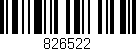Código de barras (EAN, GTIN, SKU, ISBN): '826522'