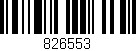 Código de barras (EAN, GTIN, SKU, ISBN): '826553'