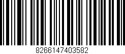 Código de barras (EAN, GTIN, SKU, ISBN): '8266147403582'