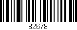Código de barras (EAN, GTIN, SKU, ISBN): '82678'