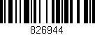 Código de barras (EAN, GTIN, SKU, ISBN): '826944'