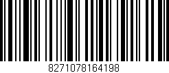 Código de barras (EAN, GTIN, SKU, ISBN): '8271078164198'