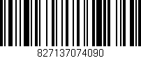 Código de barras (EAN, GTIN, SKU, ISBN): '827137074090'