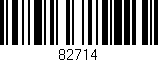 Código de barras (EAN, GTIN, SKU, ISBN): '82714'