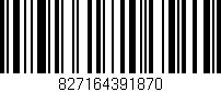 Código de barras (EAN, GTIN, SKU, ISBN): '827164391870'