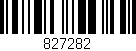 Código de barras (EAN, GTIN, SKU, ISBN): '827282'