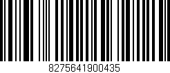Código de barras (EAN, GTIN, SKU, ISBN): '8275641900435'