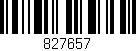 Código de barras (EAN, GTIN, SKU, ISBN): '827657'