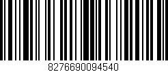 Código de barras (EAN, GTIN, SKU, ISBN): '8276690094540'